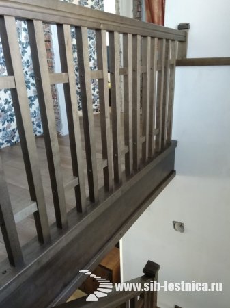 Лестница из березы на второй этаж